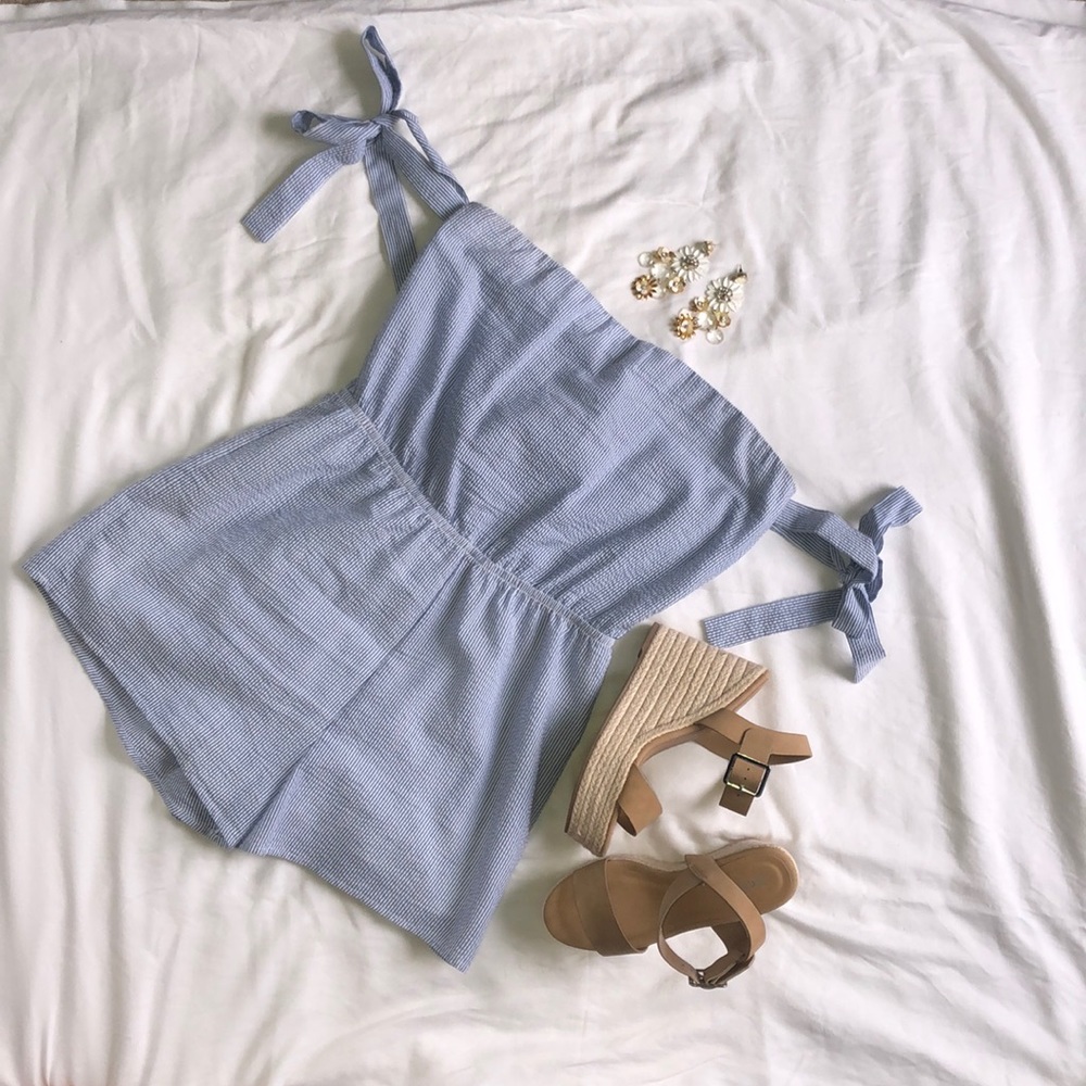 Seersucker romper